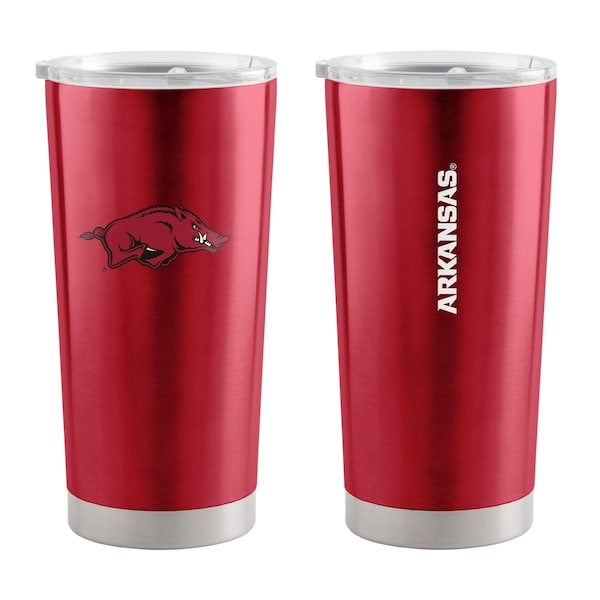 Logo Brands Arkansas 20oz Gameday Stainless Steel Tumbler 108-S20T-1 - main